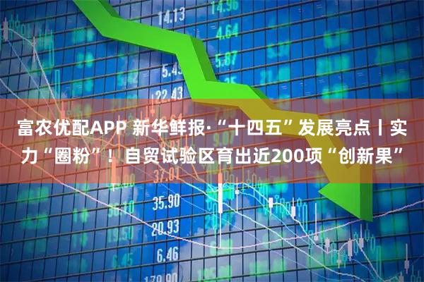 富农优配APP 新华鲜报·“十四五”发展亮点丨实力“圈粉”！自贸试验区育出近200项“创新果”